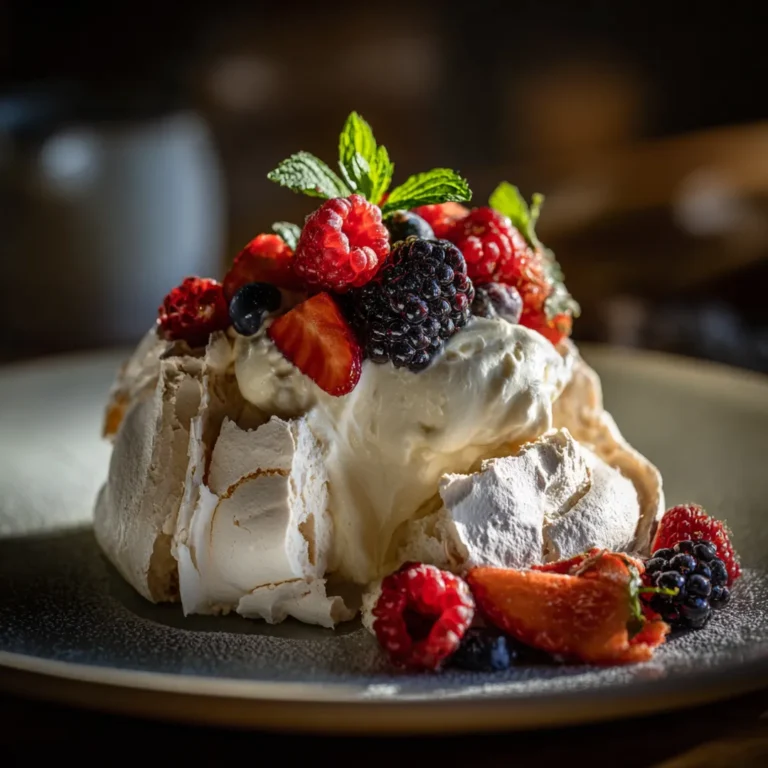 Grosse meringue air fryer : croustillante, rapide et inratable 3 grosse meringue servie avec fruits