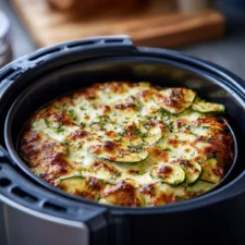 Recette du gratin de courgettes au Airfryer