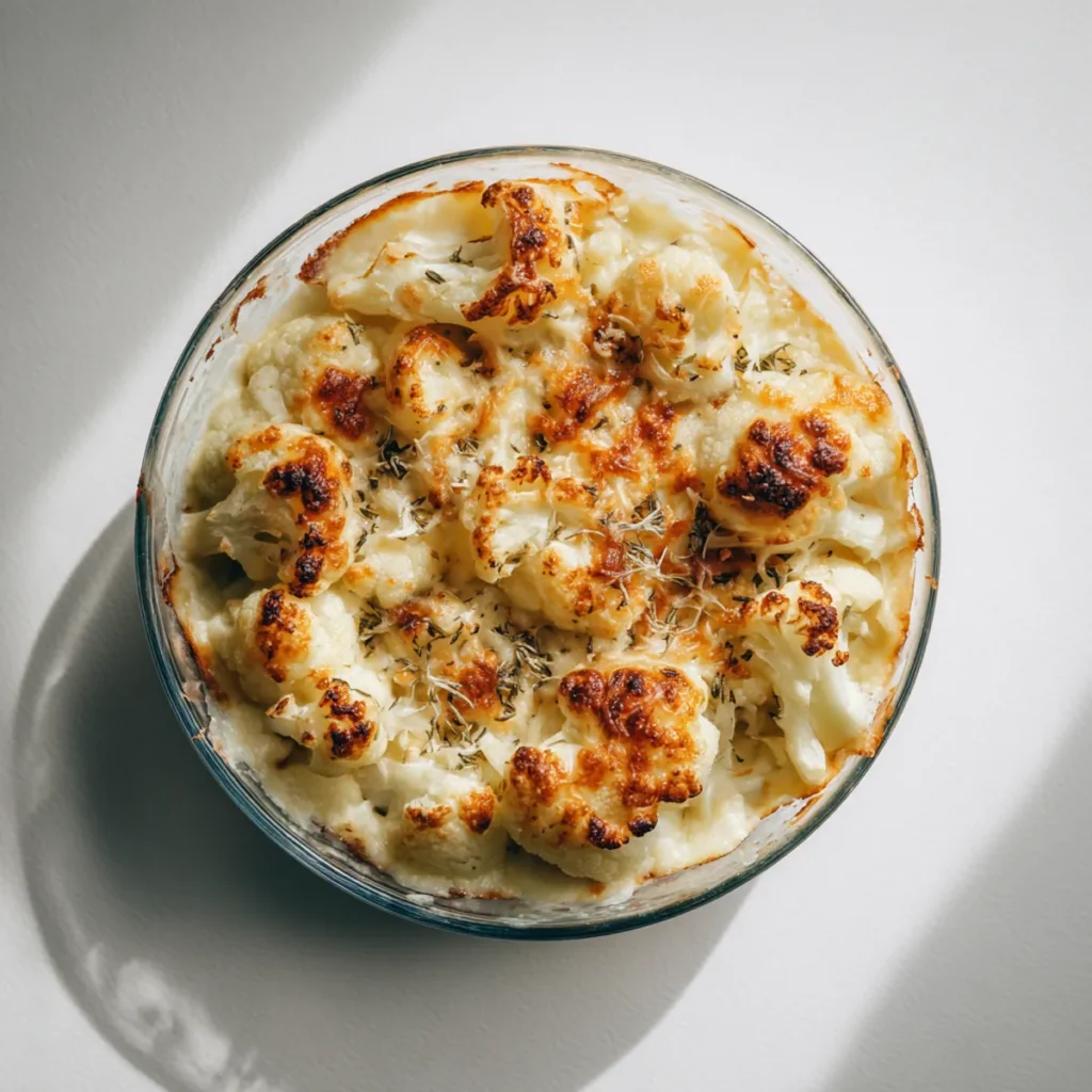 Gratin de chou-fleur au Airfryer 4 Fiche recette du gratin de chou-fleur au Airfryer