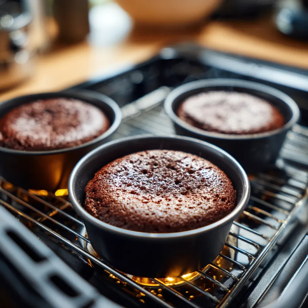 Moelleux au chocolat au airfryer : cœur coulant express et inratable 8 Moelleux au chocolat cuisant dans un airfryer
