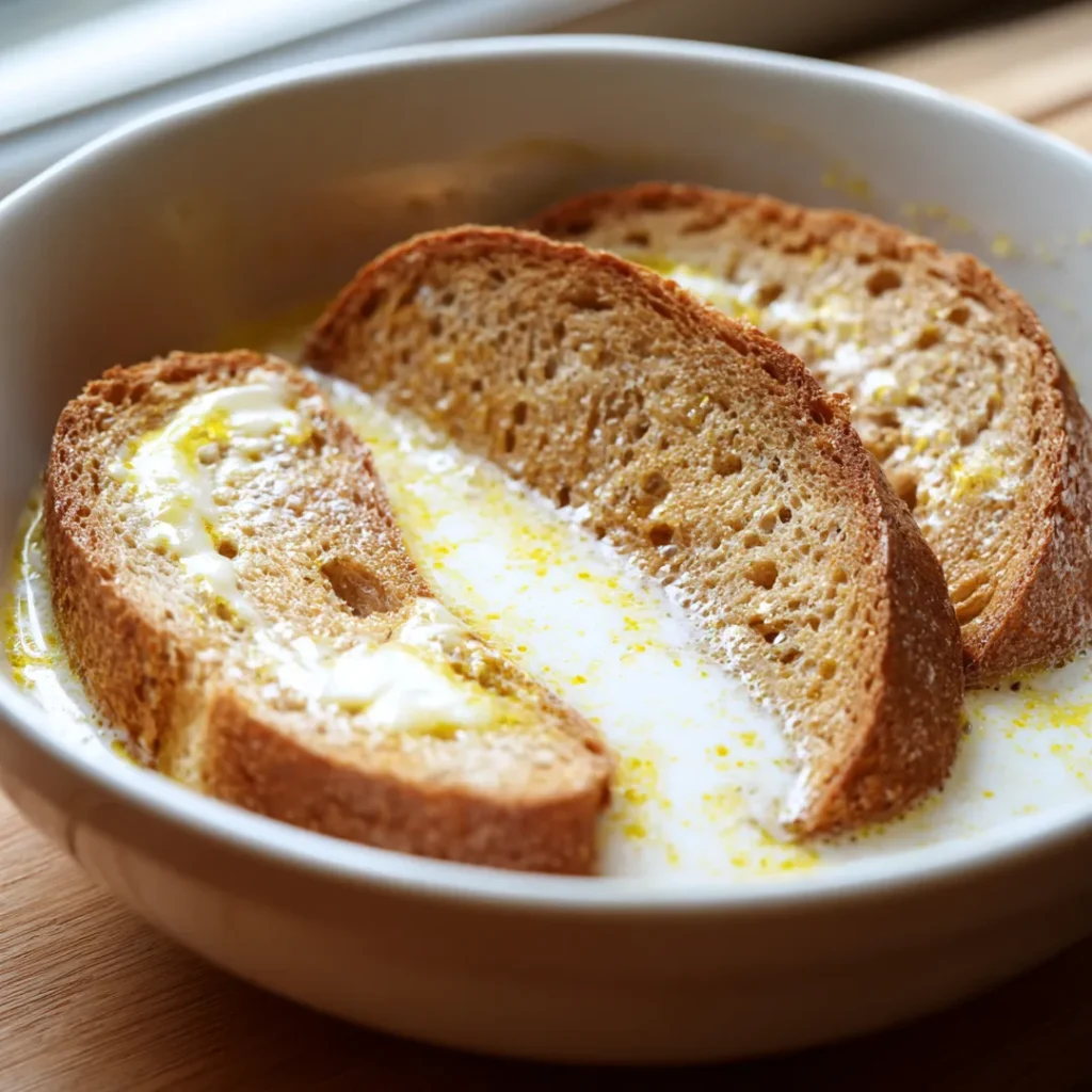 Pain perdu au Airfryer 6 trempage pain perdu au airfryer