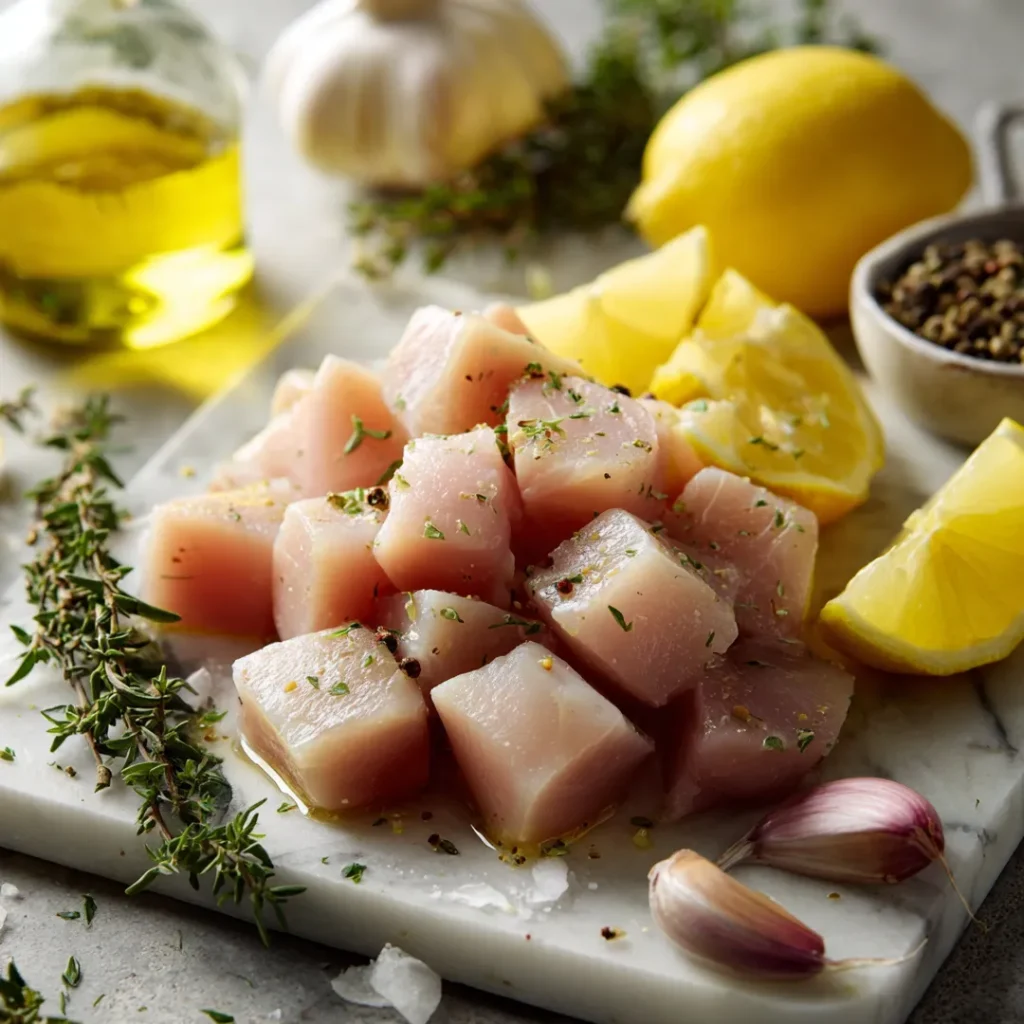 RECETTE DE BROCHETTES DE POULET CITRONNÉES AU AIRFRYER 6 Ingrédients brochettes de poulet citronnées