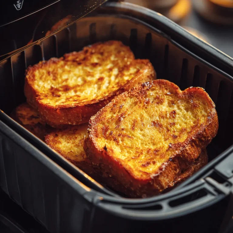 Pain perdu au Airfryer 5 cuisson pain perdu au airfryer