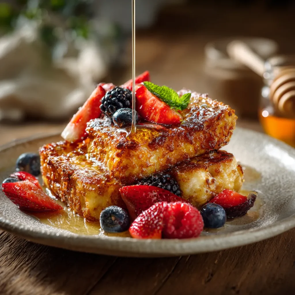 Pain perdu au Airfryer 7 servir pain perdu au airfryer
