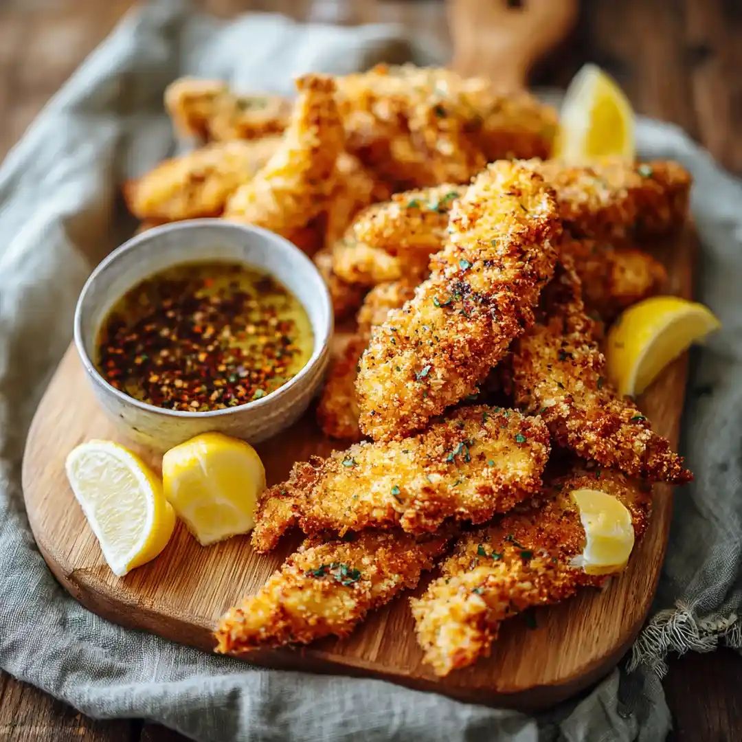 Aiguillettes de poulet croustillantes au airfryer