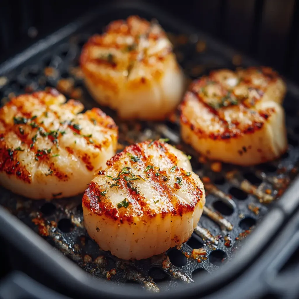 Noix de Saint-Jacques au Airfryer : chic, rapide et fondant 4 Cuisson des Noix de Saint-Jacques à l’Airfryer