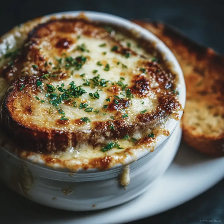 Soupe à l’oignon gratinée au Air Fryer 5 gratin doré soupe à l’oignon au Air Fryer