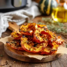 Potimarron rôti à l'Air Fryer : rapide, fondant et croustillant