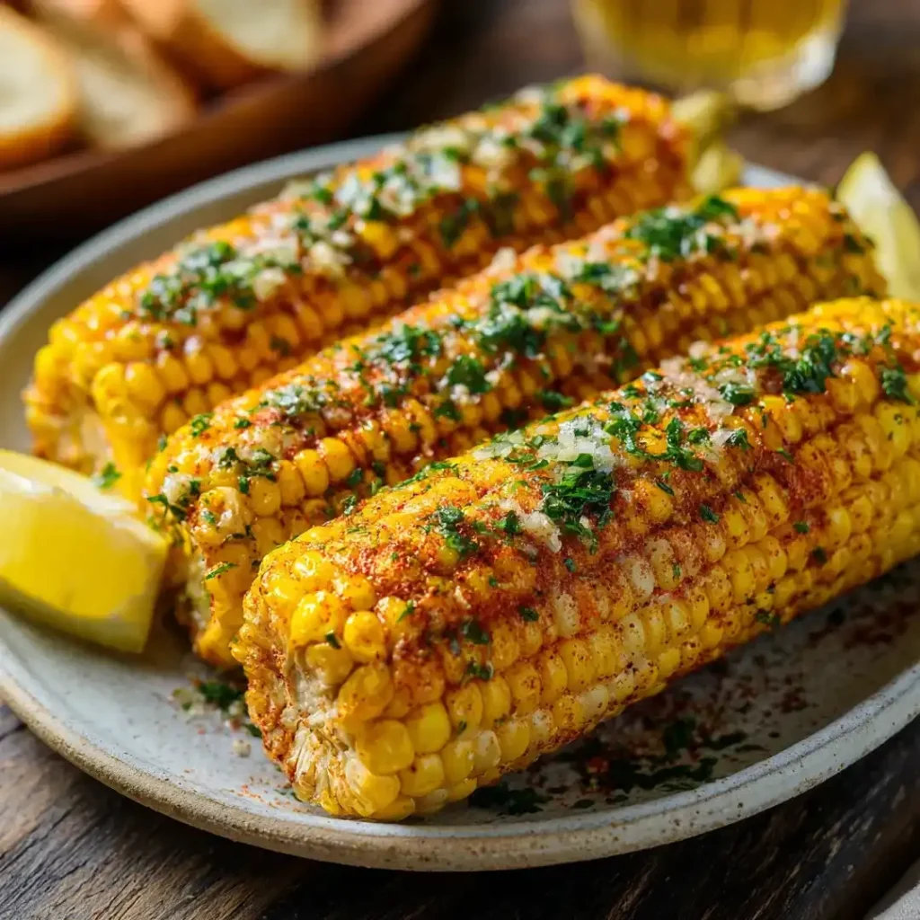 Maïs sucré au beurre au Air Fryer : la méthode rapide qui change tout 6 Maïs sucré au beurre prêt à être dégusté