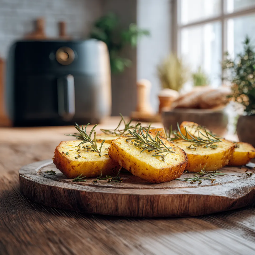 Panisse au romarin au Air Fryer 3 Panisse au romarin au AirFryer