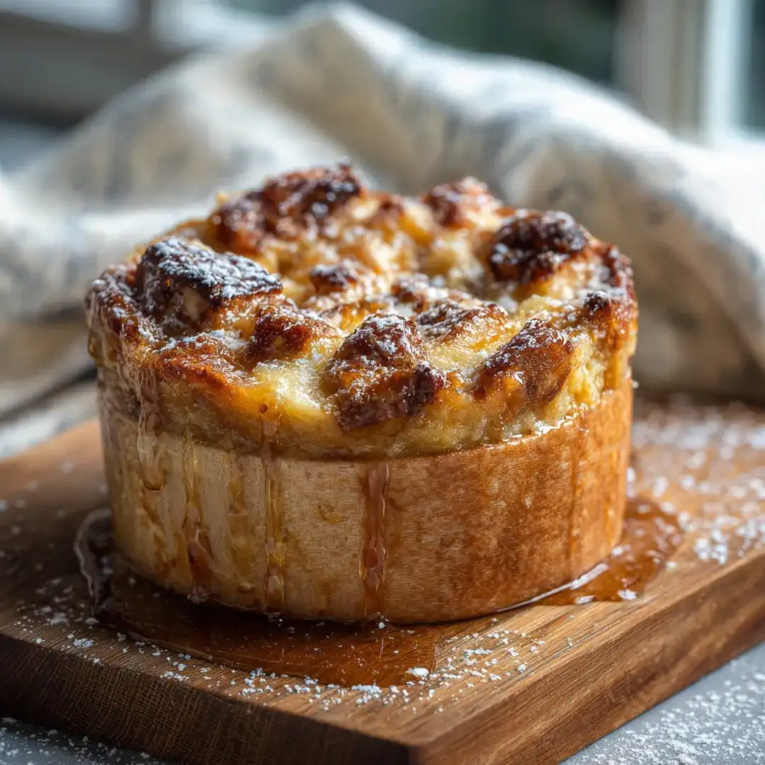 Gâteau de brioche perdue au airfryer 3 Gâteau de brioche perdu au airfryer prêt à servir