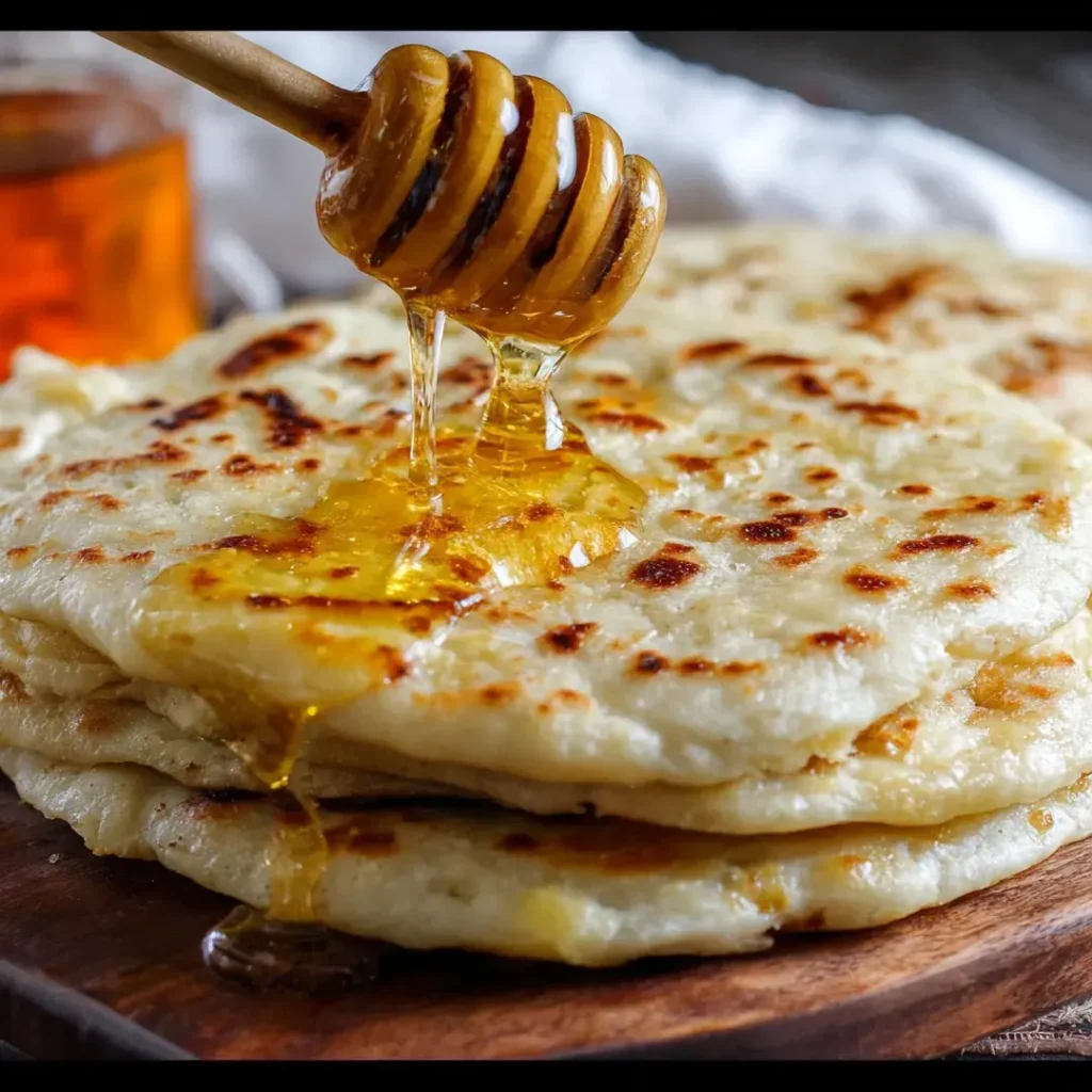 Msemen au airfryer 3 Msemen au airfryer servi en brunch