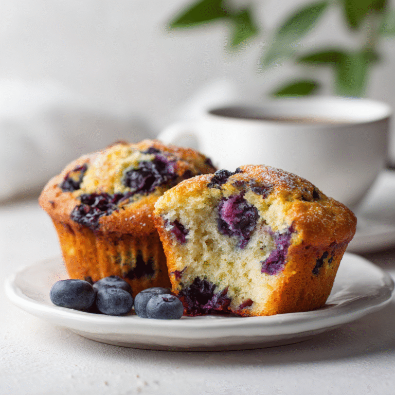 Muffins aux myrtilles au Airfryer 5 Muffins aux myrtilles airfryer présentés