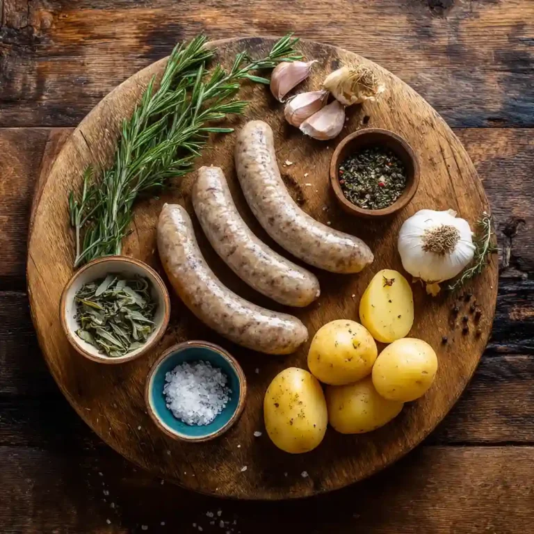 Boudin blanc au air fryer 5 Ingrédients boudin blanc air fryer