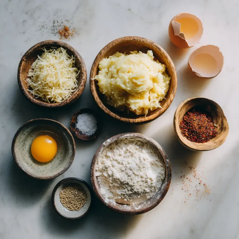 Ingrédients pour boules de Noël fromage sésame Airfryer