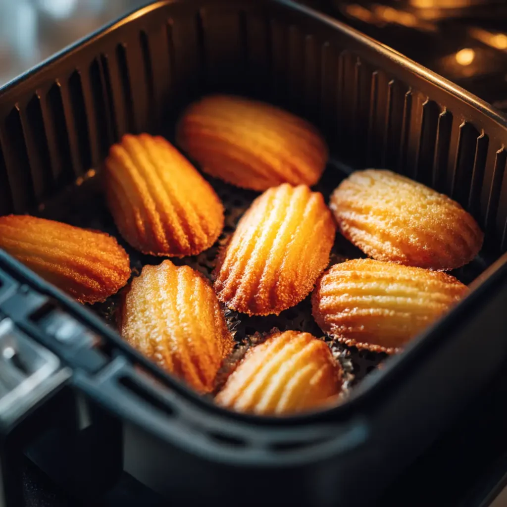 Madeleines moelleuses au Airfryer 4 Cuisson des madeleines moelleuses dans un Airfryer