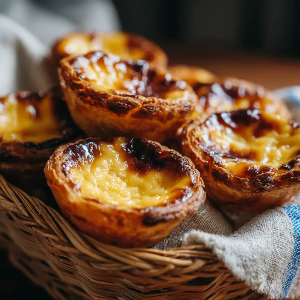 pasteis de nata au airfryer dorés et croustillants