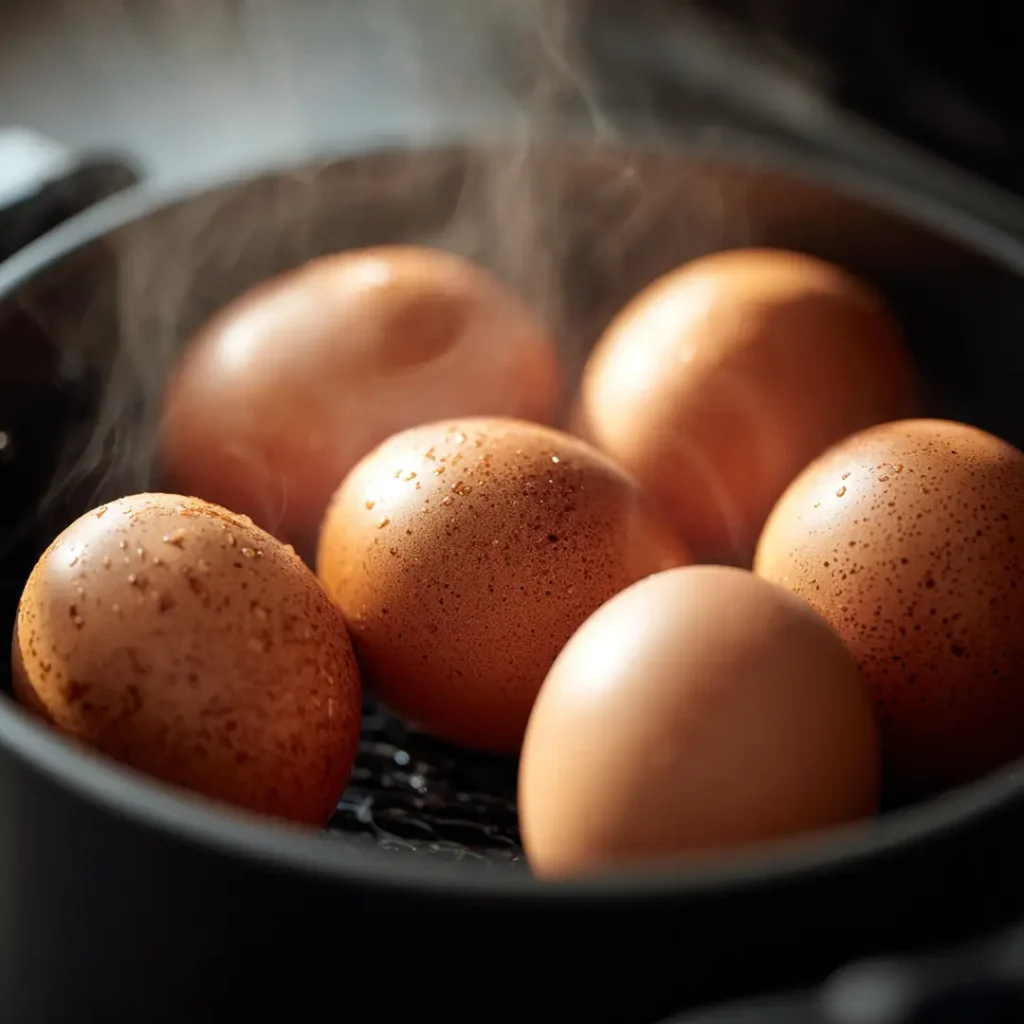 Cuisson des œufs mollets dans un Airfryer