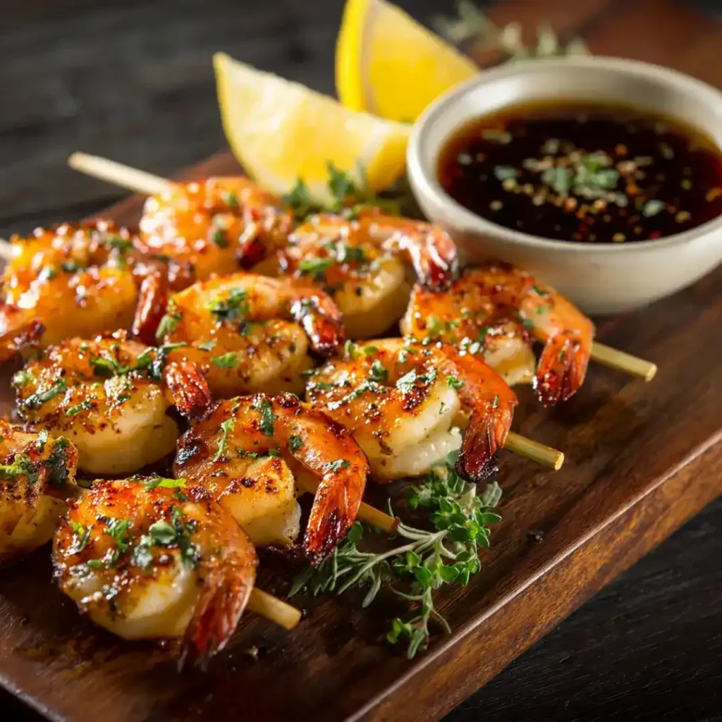 Crevettes à l’ail au Airfryer 6 crevettes à l’ail prêtes à servir