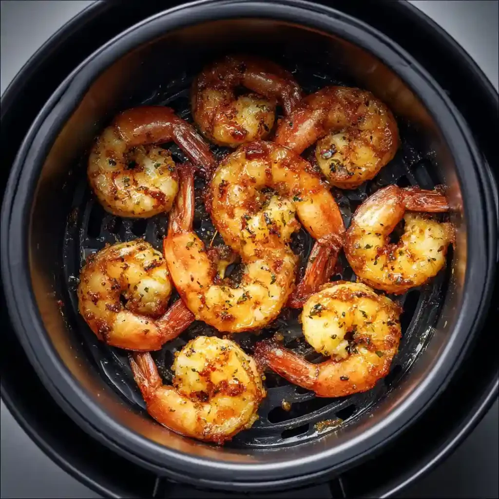 Crevettes à l’ail au Airfryer 7 crevettes à l’ail dans l’Airfryer