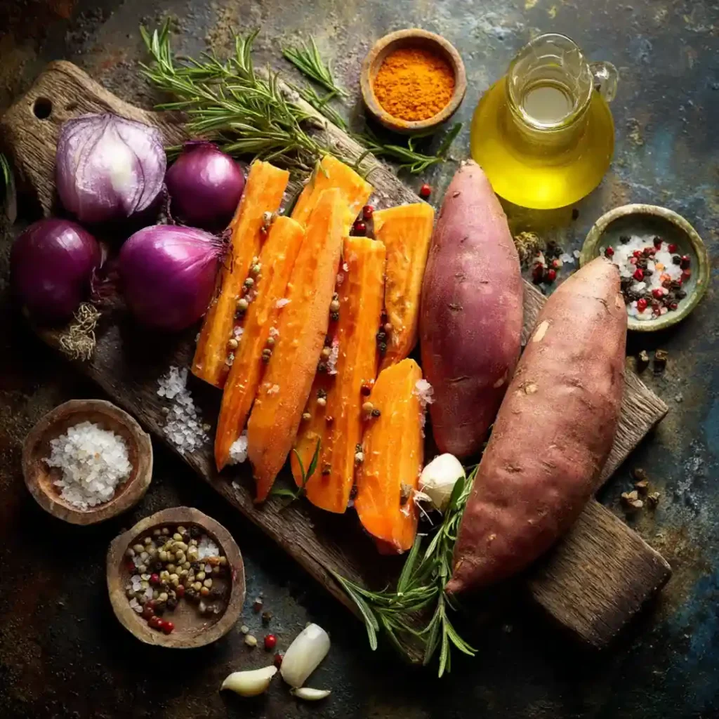 Légumes d'hiver rôtis au airfryer : secrets pour une cuisson rapide et savoureuse 6 Ingrédients pour légumes d’hiver au airfryer