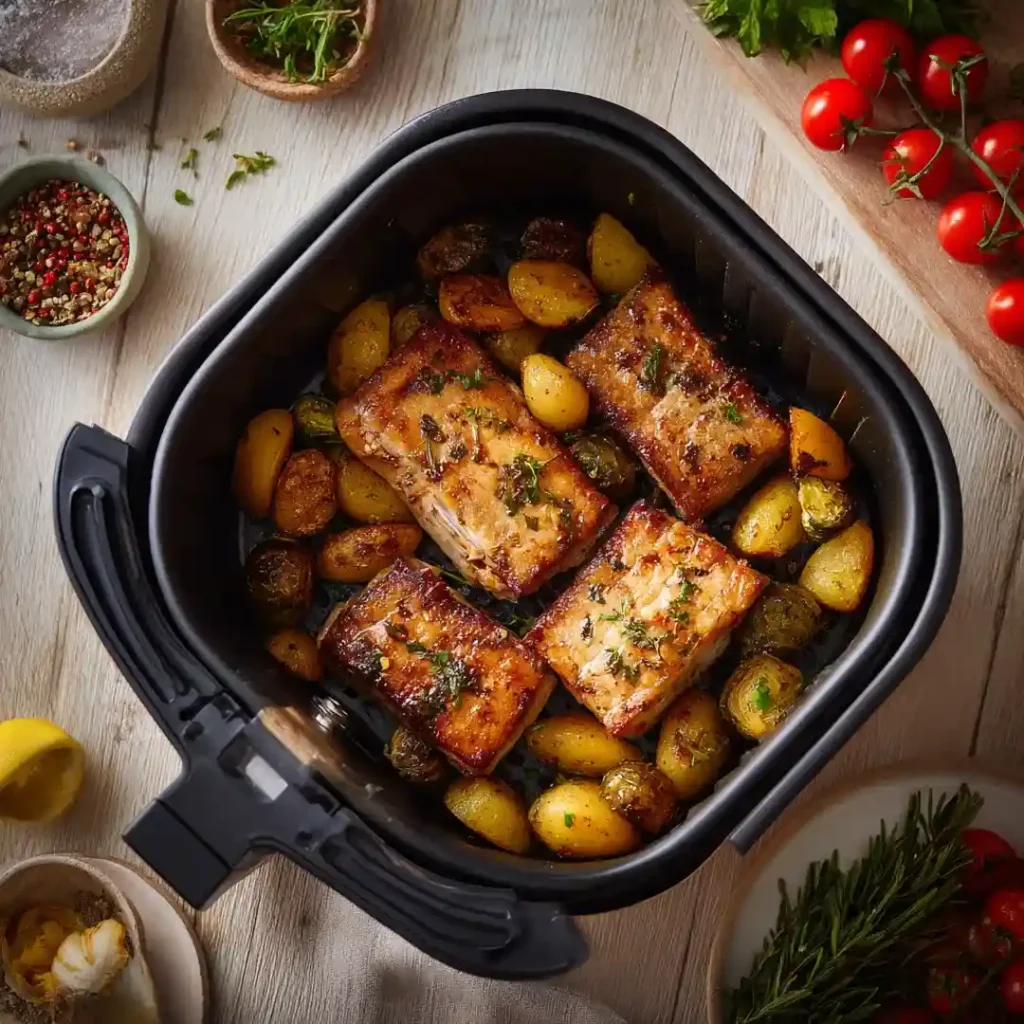 Baeckeoffe de Noël au Airfryer 4 Carte recette du baeckeoffe de Noël Airfryer