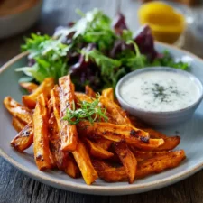 Recette des Frites de patate douce au airfryer