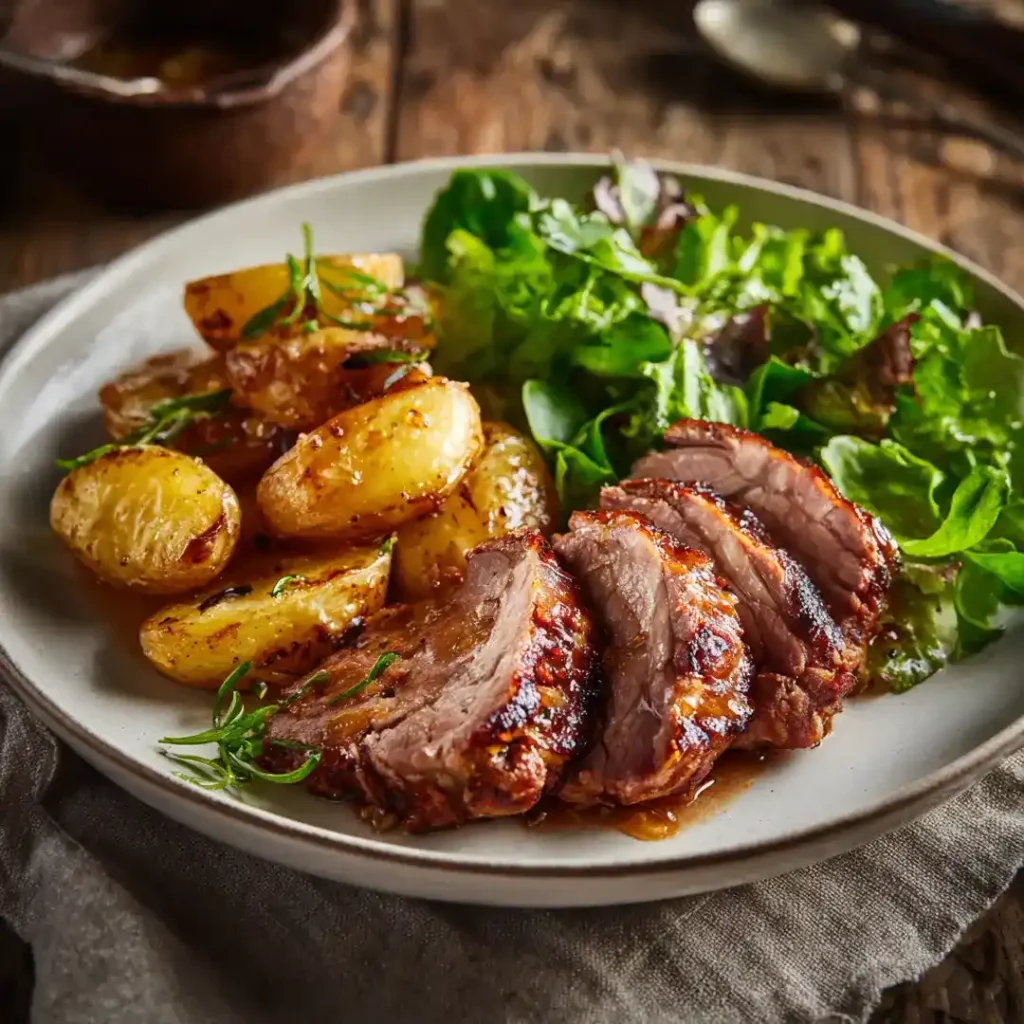 Gigot d’agneau au Air Fryer 6 gigot d’agneau au airfryer avec pommes de terre