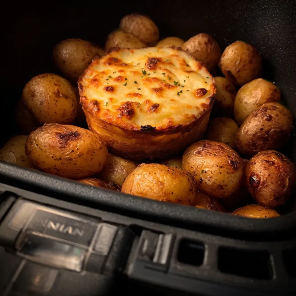 Mont d’Or au airfryer 5 mont d’or cuit au airfryer doré