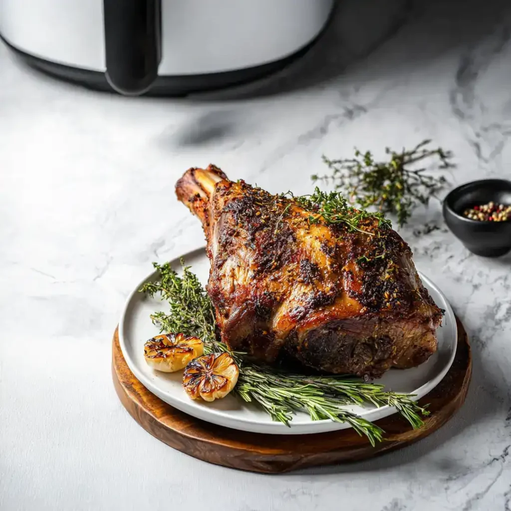 gigot d’agneau au AirFryer doré et juteux