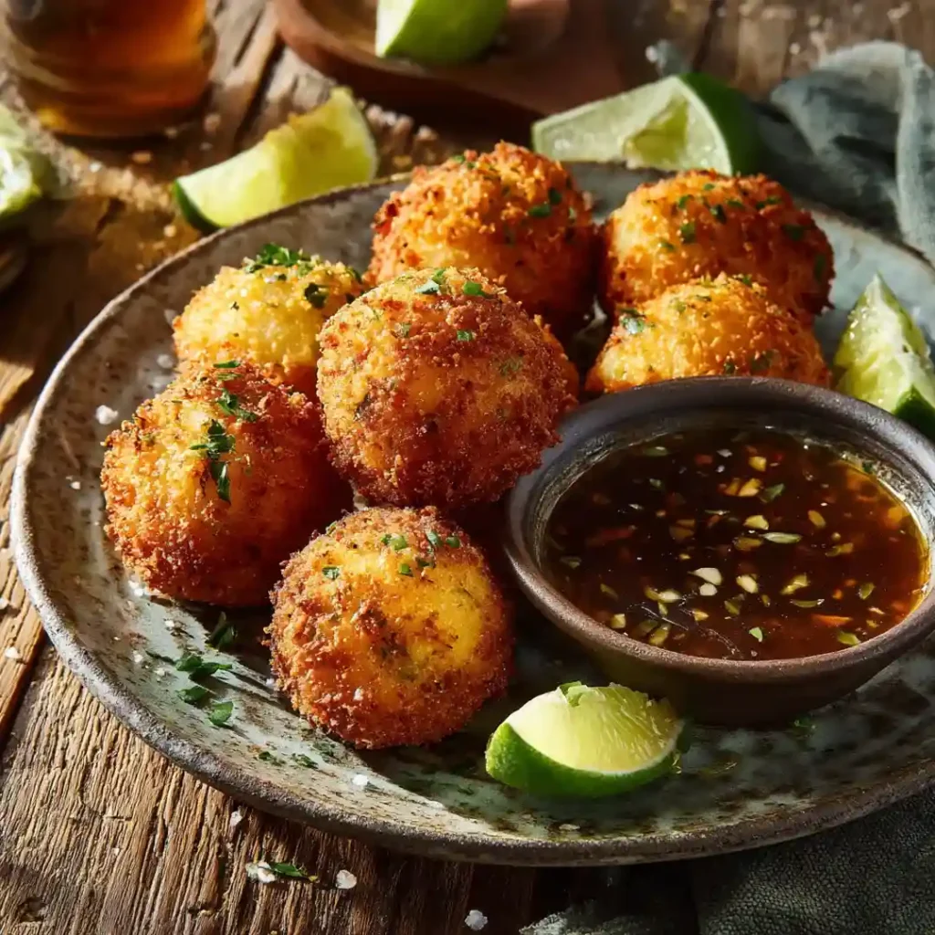 Recettes au airfryer faciles : 20 idées rapides et croustillantes 7 Accras de morue à l’airfryer servis avec sauce chien