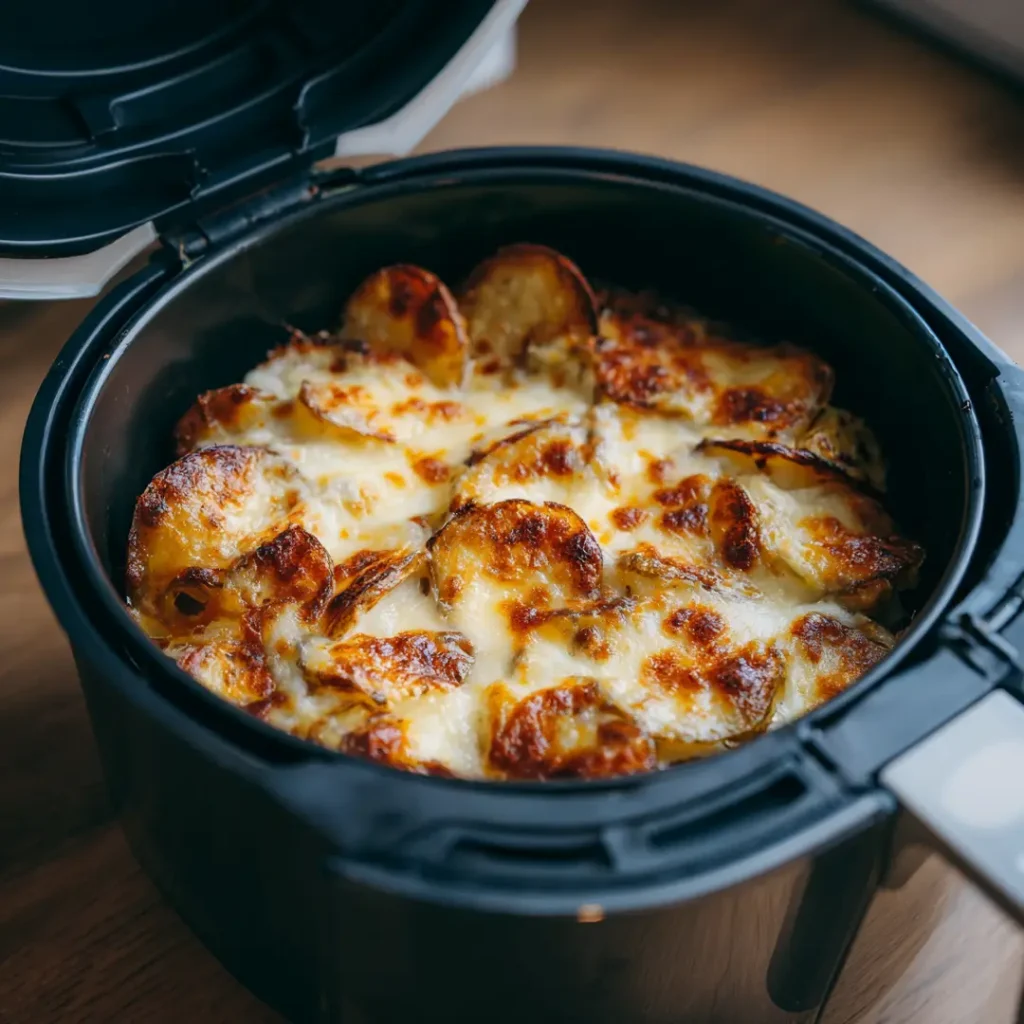 Gratin de topinambours au airfryer 7 Cuisson gratin topinambours airfryer