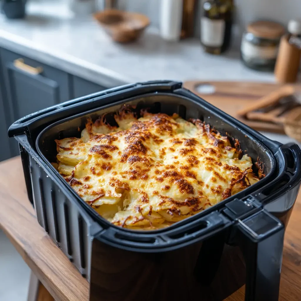 Gratin de topinambours au airfryer fondant et croustillant