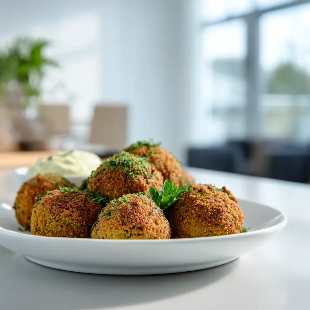 Recettes au airfryer faciles : 20 idées rapides et croustillantes 5 Falafels au AirFryer croustillants et dorés
