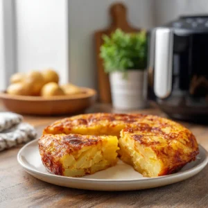 Tortilla au airfryer 13 tortilla au airfryer dorée et fondante