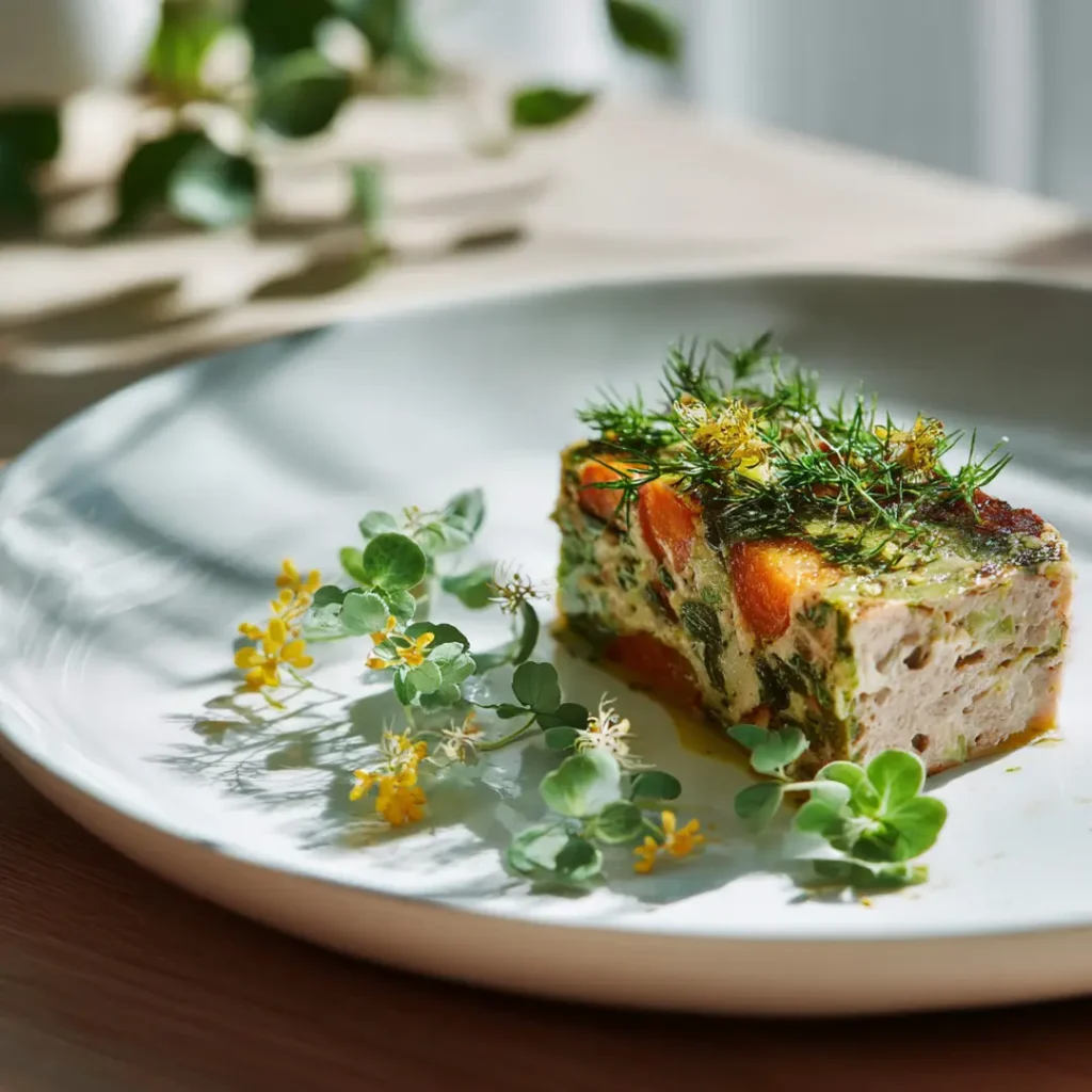 Terrine de légumes grillés au airfryer 5 terrine légumes airfryer servie