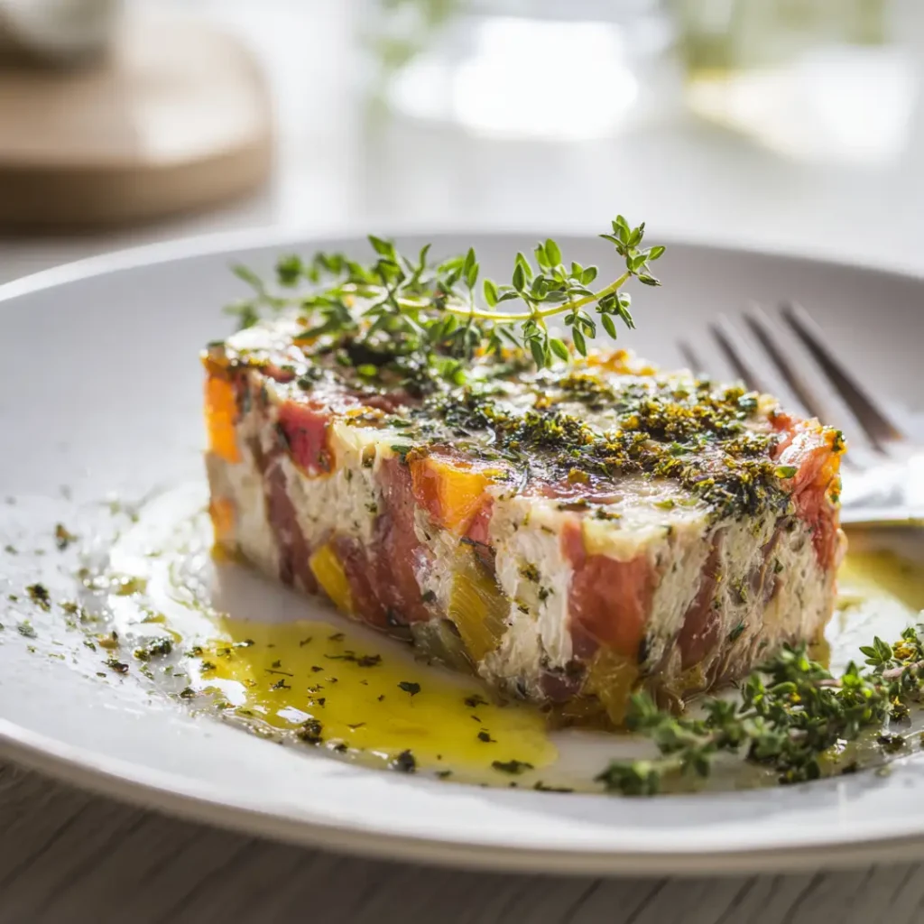 Terrine de légumes grillés au airfryer 6 terrine de légumes grillés au airfryer présentation élégante