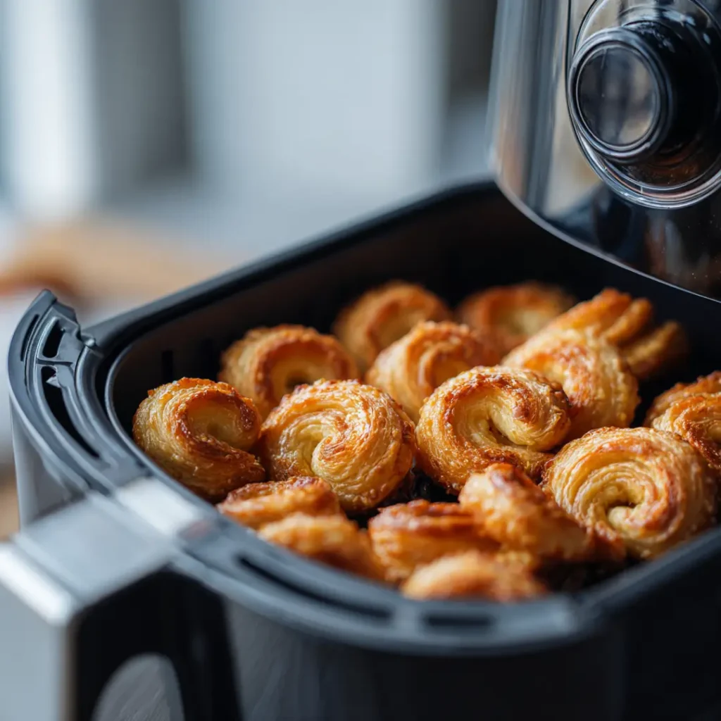Palmiers au airfryer faciles et croustillants 5 cuisson palmiers airfryer