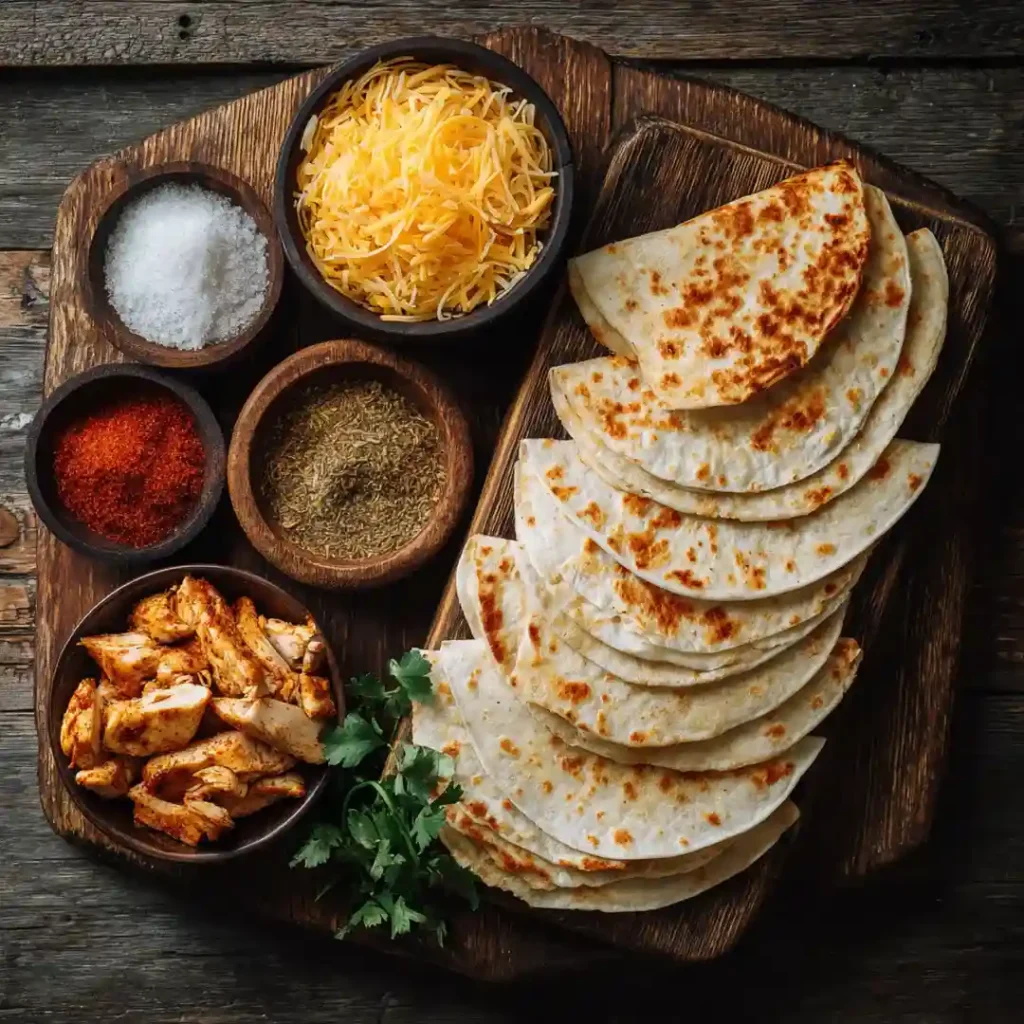 Quesadillas au poulet au airfryer 6 ingrédients quesadillas au poulet au airfryer