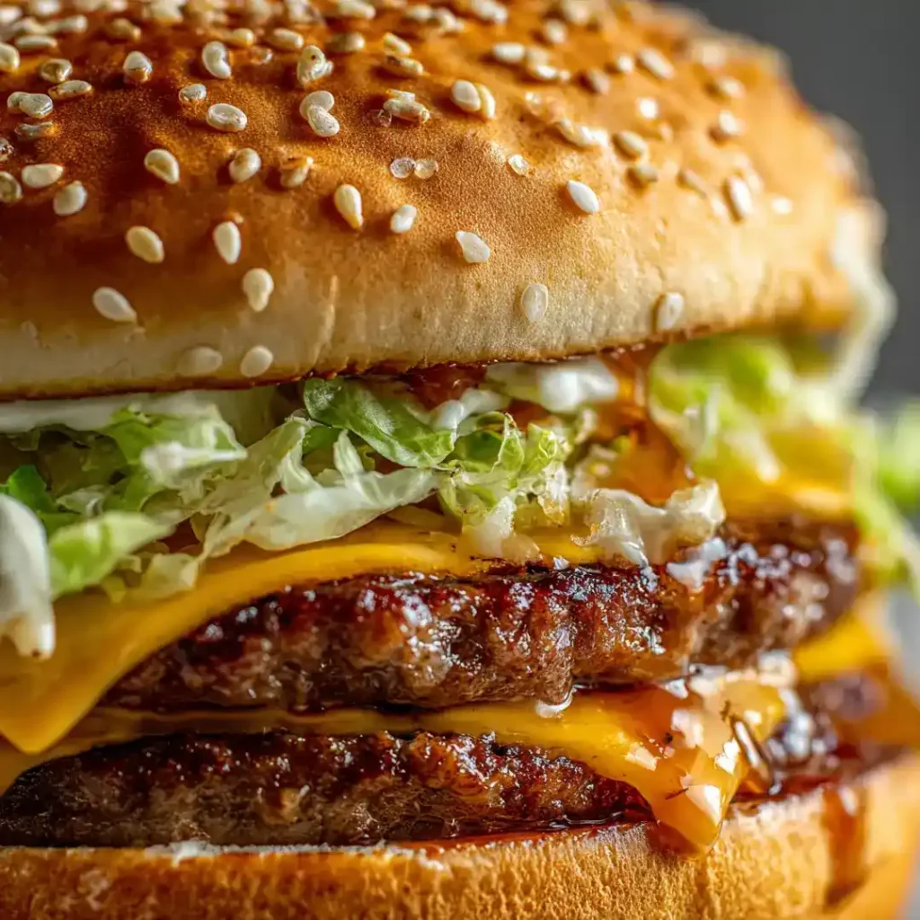 big mac maison au airfryer croustillant et fondant